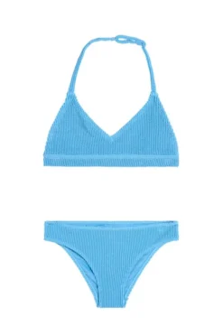 America Today Bikini'S^Bikiniset Lily Jr lichtblauwe gestructureerde bikiniset