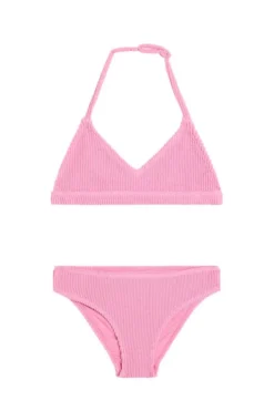America Today Bikini'S^Bikiniset Lily Jr roze gestructureerde bikiniset