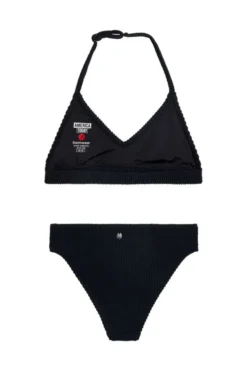 America Today Bikini'S^Bikiniset Lily Jr zwarte gestructureerde bikiniset