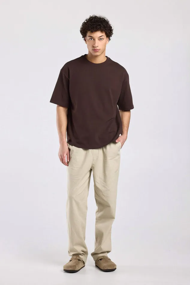 America Today Broeken|Linnen^Broek Phion traight fit innen broek et eatiche taieband