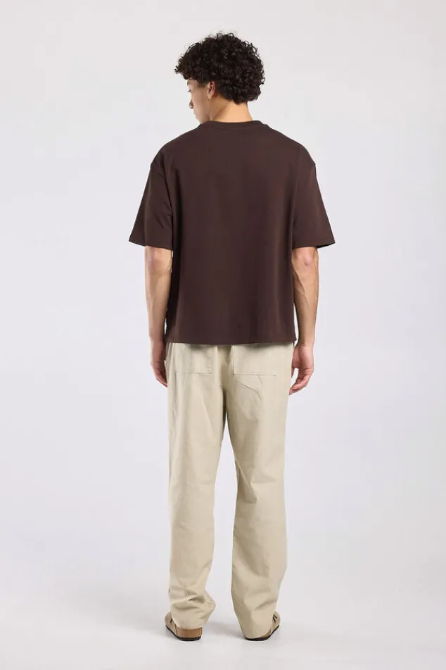 America Today Broeken|Linnen^Broek Phion traight fit innen broek et eatiche taieband