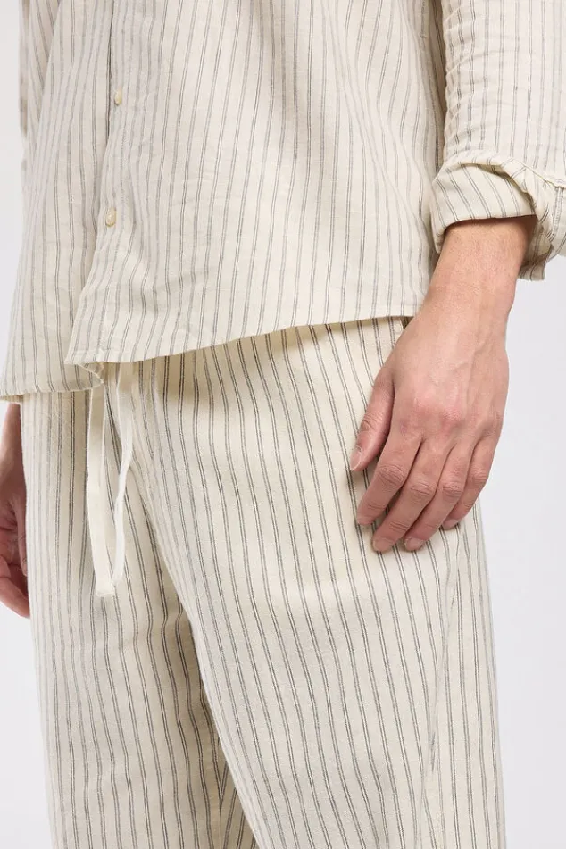 America Today Broeken|Linnen^Broek Phion traight fit innen broek et eatiche taieband