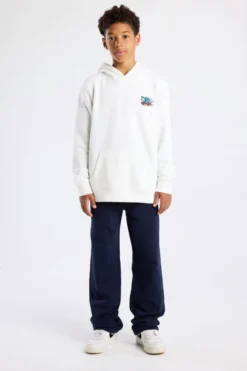 America Today Broeken|Joggingbroeken^Caiden JR straight joggingspant Joggingspant met badge en trekkoord