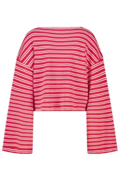 America Today New In|T-Shirts & Tops^Cropped ongeeve ioa cropped ongeeve van tevige interock