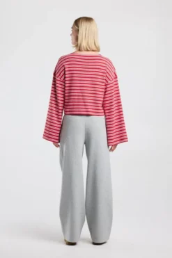 America Today New In|T-Shirts & Tops^Cropped ongeeve ioa cropped ongeeve van tevige interock