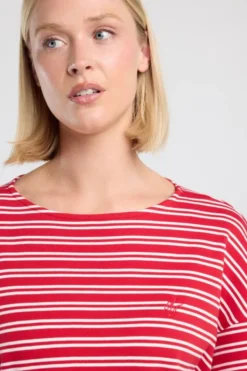 America Today New In|T-Shirts & Tops^Cropped ongeeve ioa cropped ongeeve van tevige interock