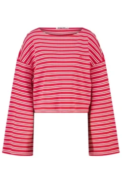 America Today New In|T-Shirts & Tops^Cropped ongeeve ioa cropped ongeeve van tevige interock