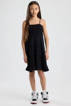 America Today Jurken^Daila Jr jurk Ruffled design jurk met voering onder de jurk