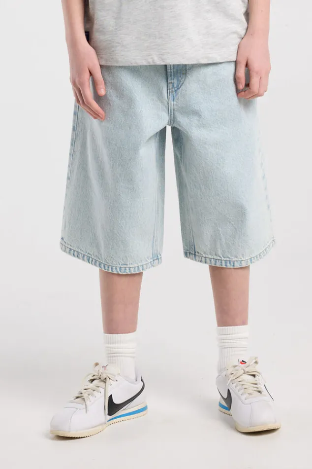 America Today Shorts^Denim short Nolan Jr baggy denim met elastische taille