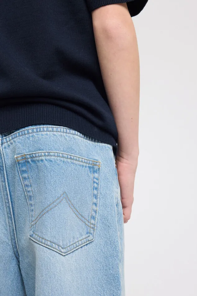 America Today Shorts^Denim short Nolan Jr baggy denim met elastische taille