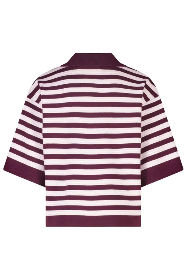 America Today T-Shirts & Tops|New In^Gebreide polo Kirsten Jr gebreide polo met gestreept design
