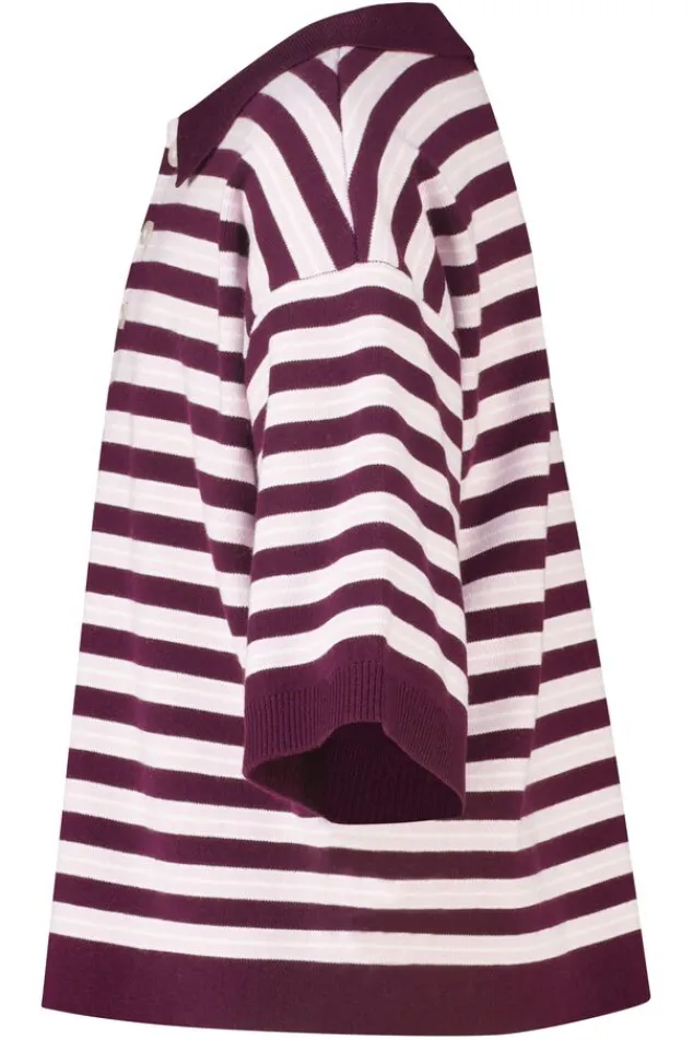 America Today T-Shirts & Tops|New In^Gebreide polo Kirsten Jr gebreide polo met gestreept design