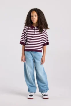 America Today T-Shirts & Tops|New In^Gebreide polo Kirsten Jr gebreide polo met gestreept design