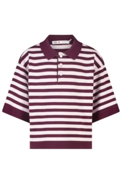 America Today T-Shirts & Tops|New In^Gebreide polo Kirsten Jr gebreide polo met gestreept design