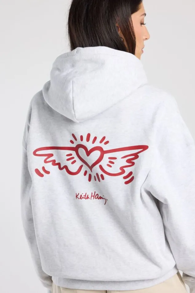 America Today Truien & Vesten^Hoodie abeau Hoodie et Keith Haring print