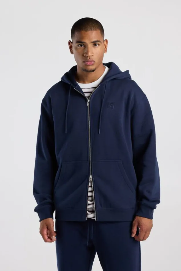 America Today Truien & Vesten|Sweaters & Hoodies^Hoodie eaey Fu Zip Zip hoodie et kangoeroezakken en tonae ogopatch