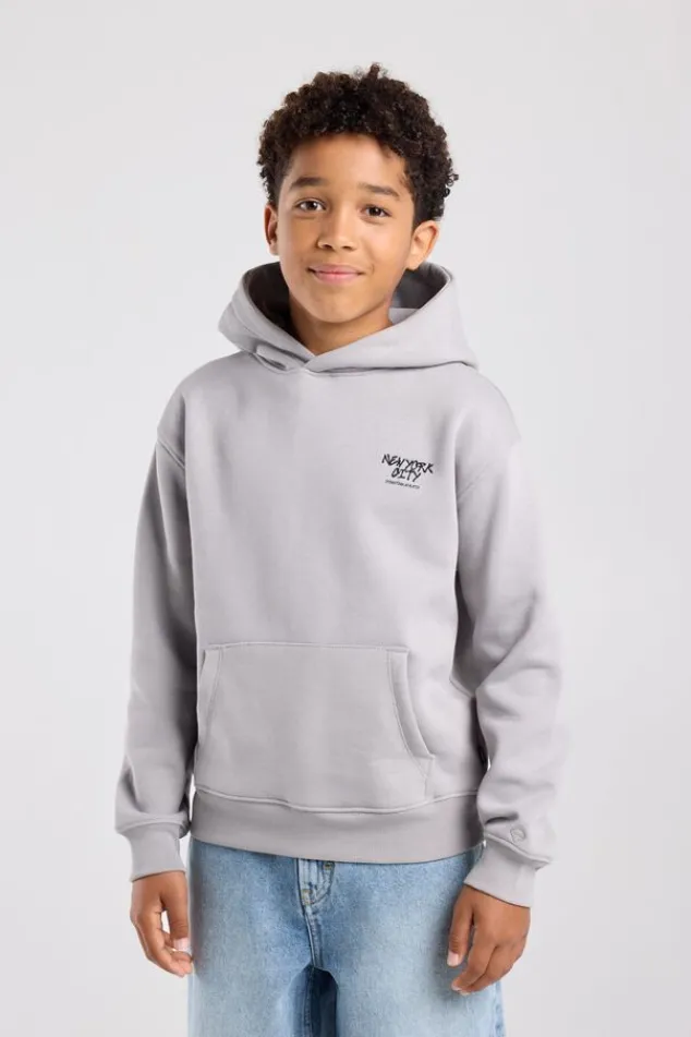 America Today Sweaters & Hoodies|New In^Hoodie Sebas jr regular fit hoodie met borduring en rugprint