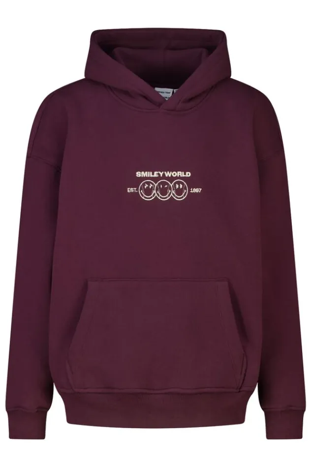 America Today Truien & Vesten|New In^Hoodie Sharon Jr oversized Smileyworld™ hoodie met borduring op de borst