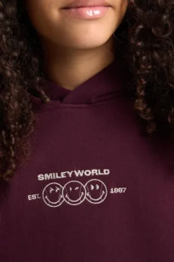 America Today Truien & Vesten|New In^Hoodie Sharon Jr oversized Smileyworld™ hoodie met borduring op de borst