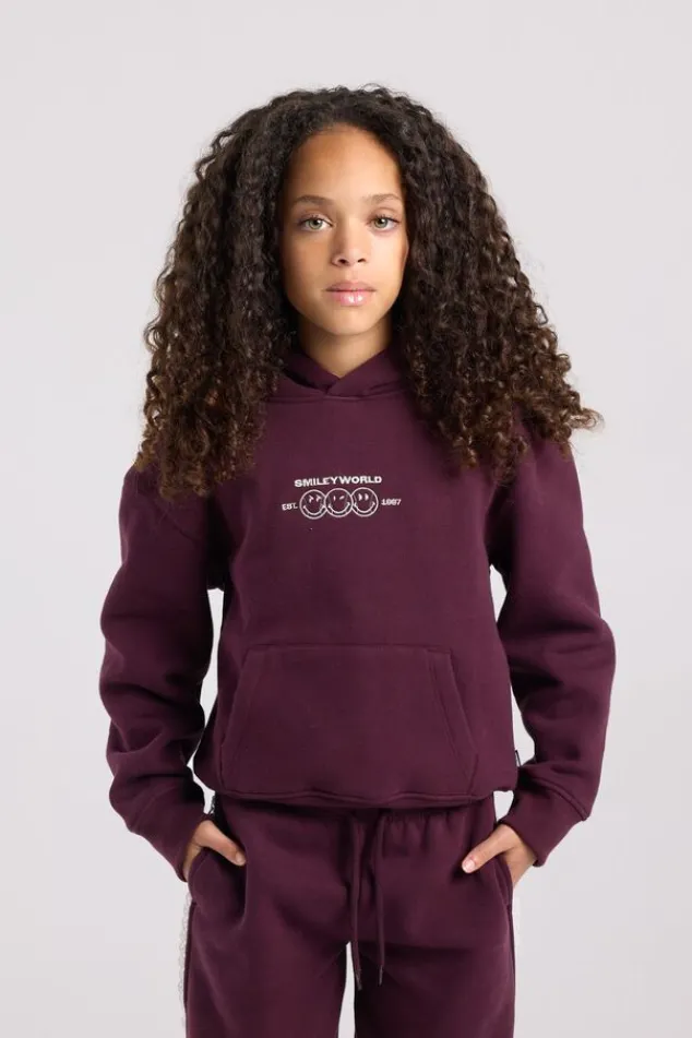 America Today Truien & Vesten|New In^Hoodie Sharon Jr oversized Smileyworld™ hoodie met borduring op de borst