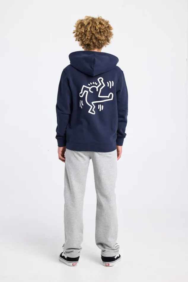 America Today Sweaters & Hoodies^Hoodie Storm JR Hoodie met keith haring borduursel voor en achter
