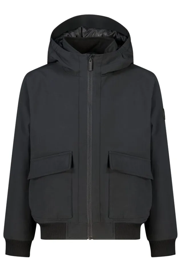 America Today Jassen & Regenjassen|New In^Jacket Jeffe Jr gevoerde bomber jacket met capuchon