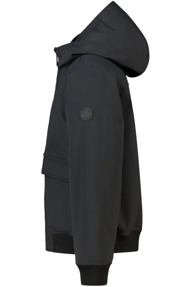 America Today Jassen & Regenjassen|New In^Jacket Jeffe Jr gevoerde bomber jacket met capuchon