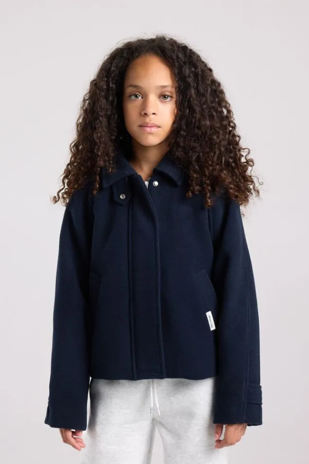 America Today Jassen & Regenjassen|New In^Jas Jody Jr wollen jas met dubbele sluiting en raglanmouwen