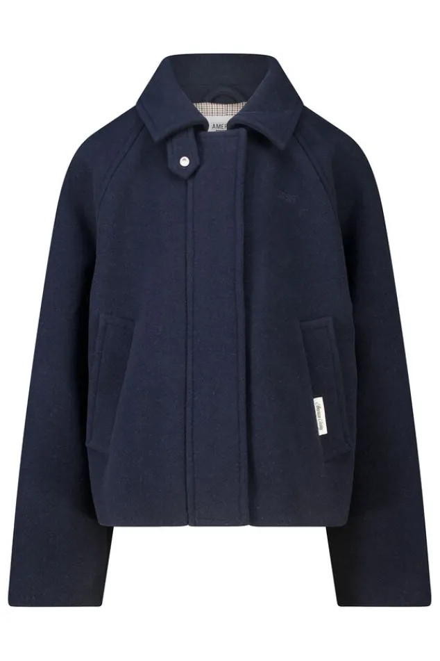 America Today Jassen & Regenjassen|New In^Jas Jody Jr wollen jas met dubbele sluiting en raglanmouwen