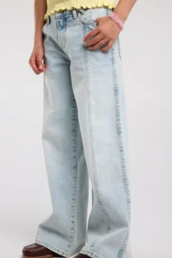 America Today Jeans^Jeans Carolina Jr wide leg jeans met side plecket
