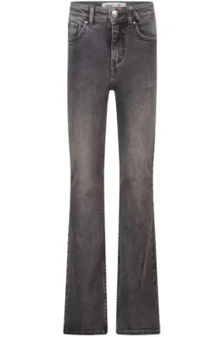 America Today Jeans^Jeans Emily flare Jr Flared jeans met knoop- en ritssluiting