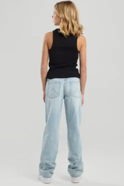 America Today Jeans^Jeans Irvine JR jeans met high waist en rechte pijpen