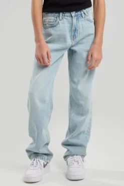 America Today Jeans^Jeans Irvine JR jeans met high waist en rechte pijpen