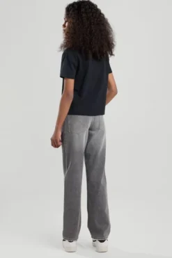America Today Jeans^Jeans Irvine JR jeans met high waist en rechte pijpen