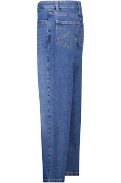 America Today Jeans^Jeans Michigan Jr loose fit jeans met studs op zakken en zijnaden