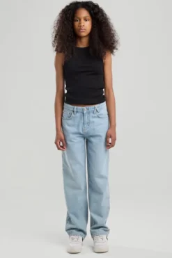 America Today Jeans^Jeans Montana Jr Mid waist jeans met loose fit