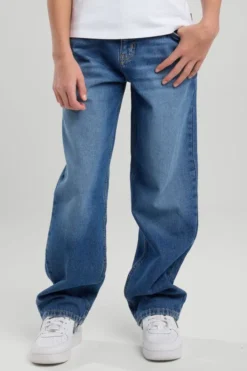 America Today Jeans^Jeans Montana Jr Mid waist jeans met loose fit