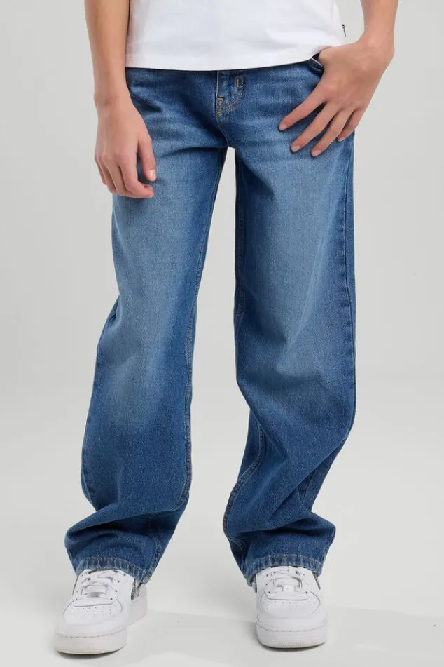 America Today Jeans^Jeans Montana Jr Mid waist jeans met loose fit