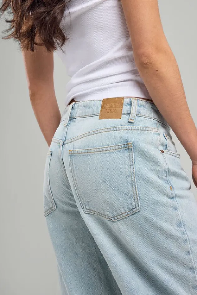 America Today Jeans^Jeans Montana Low waist jeans met loose fit