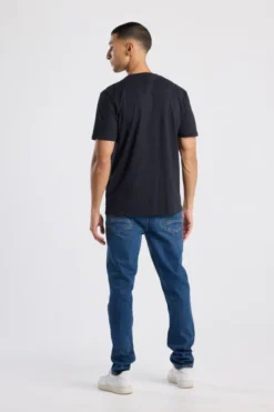 America Today New In|Bestsellers^Jeans Neil slim fit jeans met button fly en zwarte wassing