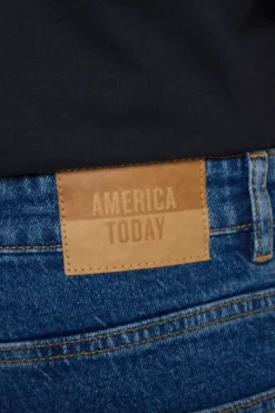 America Today New In|Bestsellers^Jeans Neil slim fit jeans met button fly en zwarte wassing