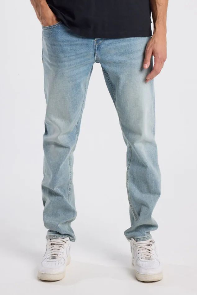 America Today New In|Jeans^Jeans Neil slim fit jeans met knoopsluiting en stretchcomfort