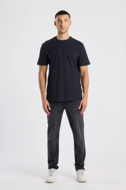 America Today Jeans^Jeans Neil slim fit jeans met knoopsluiting en stretchcomfort