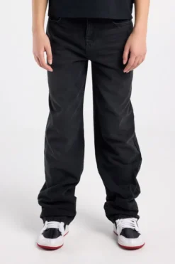 America Today Jeans^Jeans Phoenix Jr loose fit jeans met ster patches
