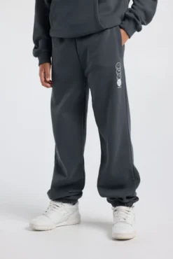 America Today New In|Joggingbroeken^Joggingbroek Clyde Jr relaxed fit joggingbroek met Smileyworld™ side print