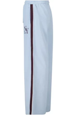 America Today Broeken|Joggingbroeken^Joggingbroek Cristy Jr wide leg joggingbroek met zijstreep en embroidery