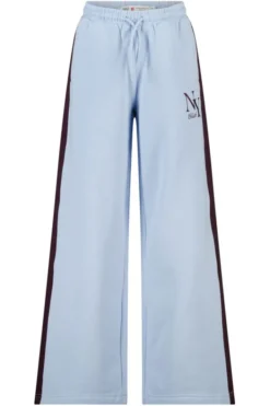 America Today Broeken|Joggingbroeken^Joggingbroek Cristy Jr wide leg joggingbroek met zijstreep en embroidery