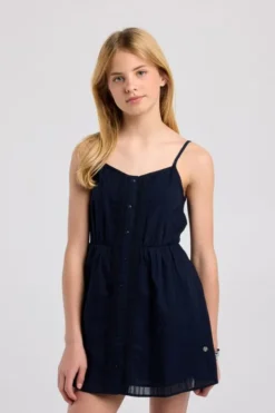 America Today New In|Jurken^Jurkje Dianna Jr met siertape en verstelbare bandjes