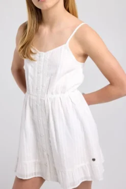 America Today New In|Jurken^Jurkje Dianna Jr met siertape en verstelbare bandjes