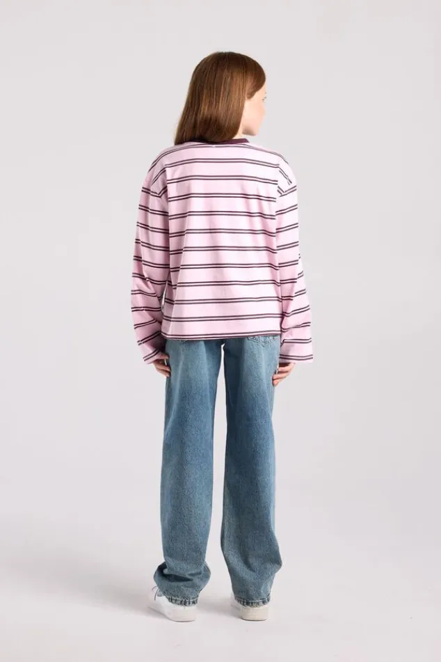 America Today T-Shirts & Tops|New In^Longsleeve Lexi Jr oversized gestreepte longsleeve